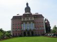 Zamek Książ. Nasza grupa w drodze na zamek.